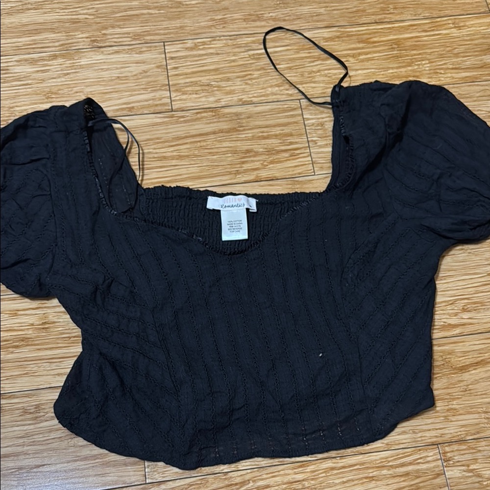 Kendall & Kylie Black Women's Top